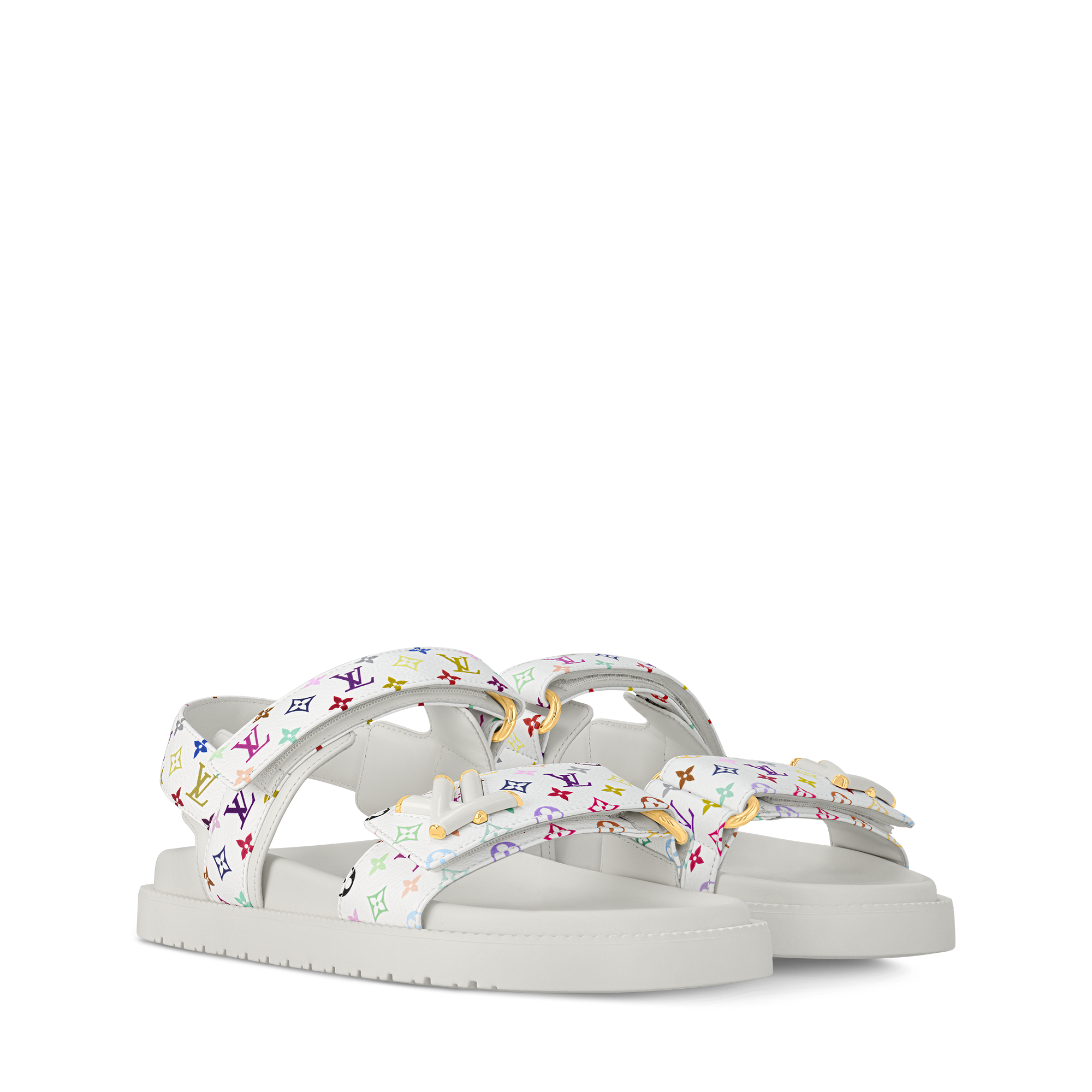LV x TM Chaveiro LV Iconic em Monogram Colorido S00 - Acessórios